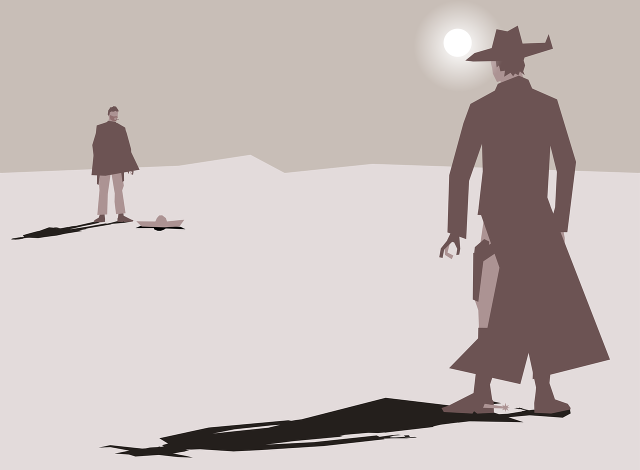 Gunfight at the O.K Corral; or how bacteria interact in popular science writing