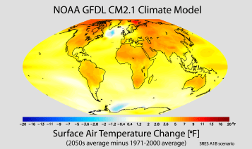 Projected_change_in_annual_mean_surface_air_temperature_from_the_late_20th_century_to_the_middle_21st_century,_based_on_SRES_emissions_scenario_A1B