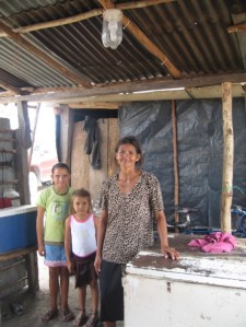 Doña Maria and her refrigerator.  