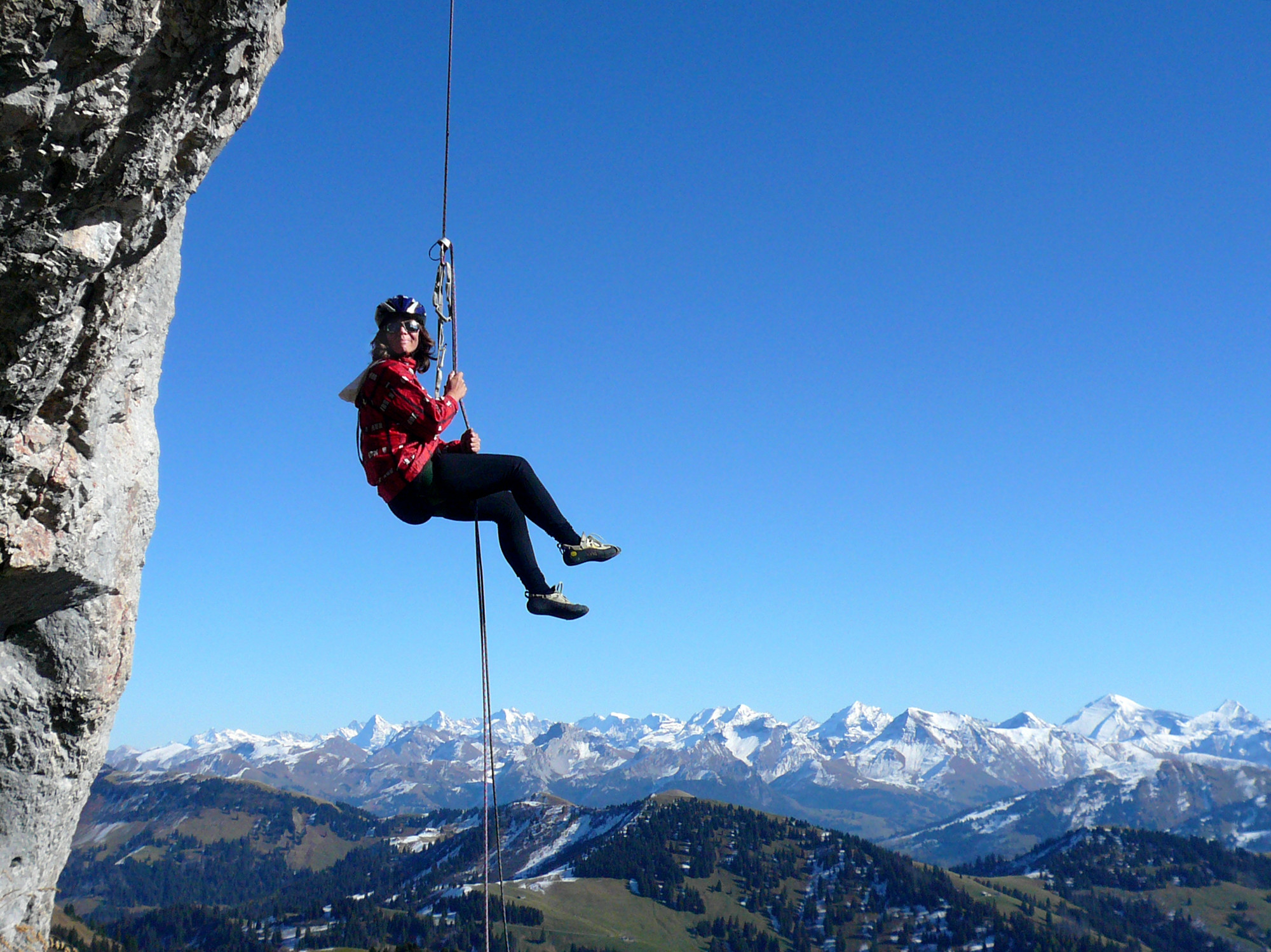 Abseiling down the climate cliff metaphor